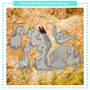 Color Me Dinosaur Set {Two Sizes}