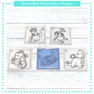 Color Me Dragon Set {Two Sizes}