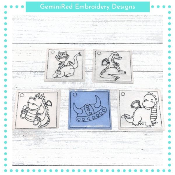 Color Me Dragon Set {Two Sizes}
