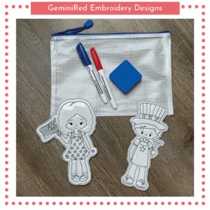 Color Me Patriotic Kids {5x7}