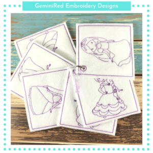 Color Me Princess Pages Set {Two Sizes}