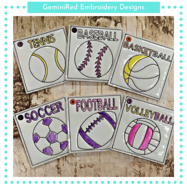 Color Me Sports Ball Set {Two Sizes} - Image 2