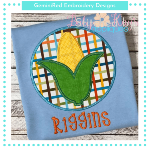 Corn in Circle Frame {Four Sizes}