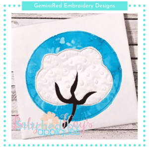 Cotton Boll Patchwork {Four Sizes}