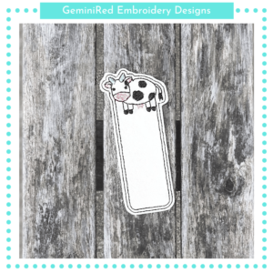 Cow Bookmark {Two Sizes}