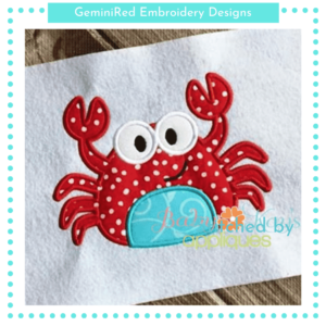 Crab Appliqué {Four Sizes}