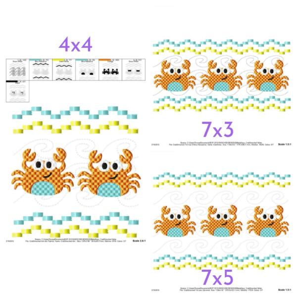 Crab Faux Smock {Three Sizes} - Image 2