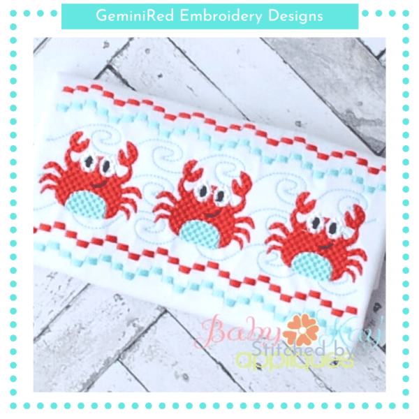 Crab Faux Smock {Three Sizes}