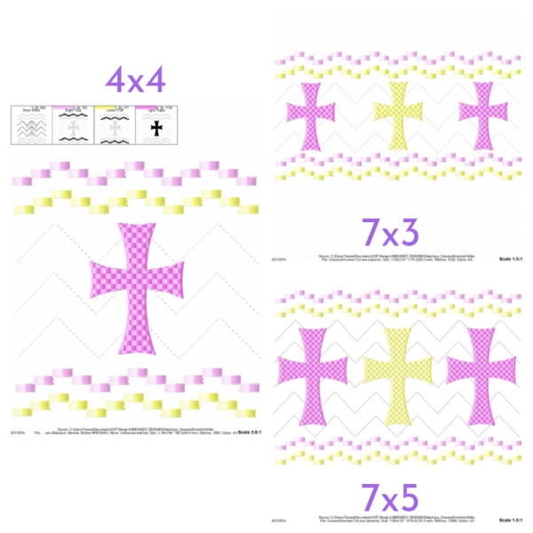 Cross Faux Smock {Three Sizes} - Image 2