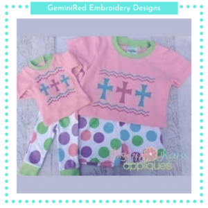 Cross Faux Smock {Three Sizes}