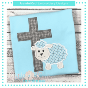 Cross with Lamb {Four Sizes}