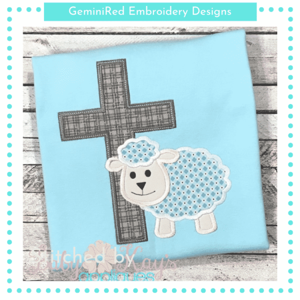 Cross with Lamb {Four Sizes}