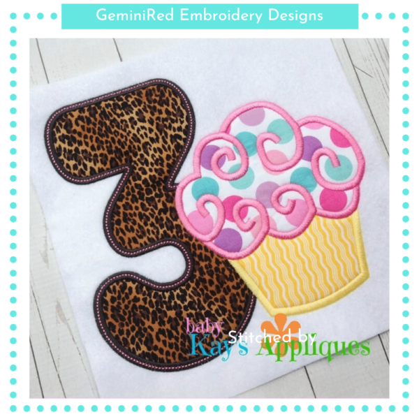 Cupcake Numbers {Four Sizes} - Image 4