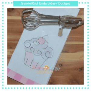 Cupcake Sketch {Four Sizes}