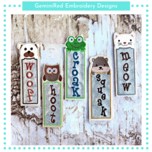 Cute Animals Bookmark Set {5x7}