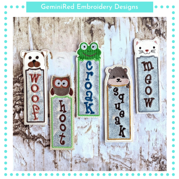 Cute Animals Bookmark Set {5x7}
