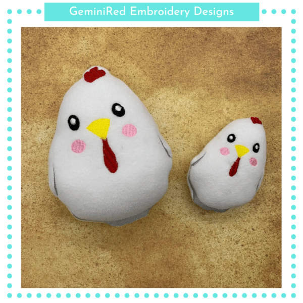 Cute Chicken Stuffie {Three Sizes} - Image 2