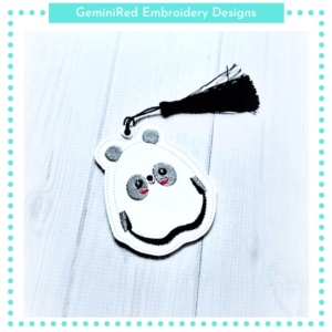 Cute Panda Bookmark {4x4}