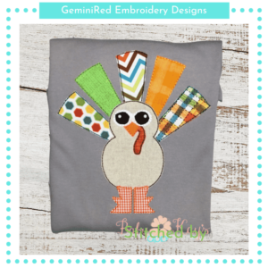 Cute Turkey Boy {Four Sizes}