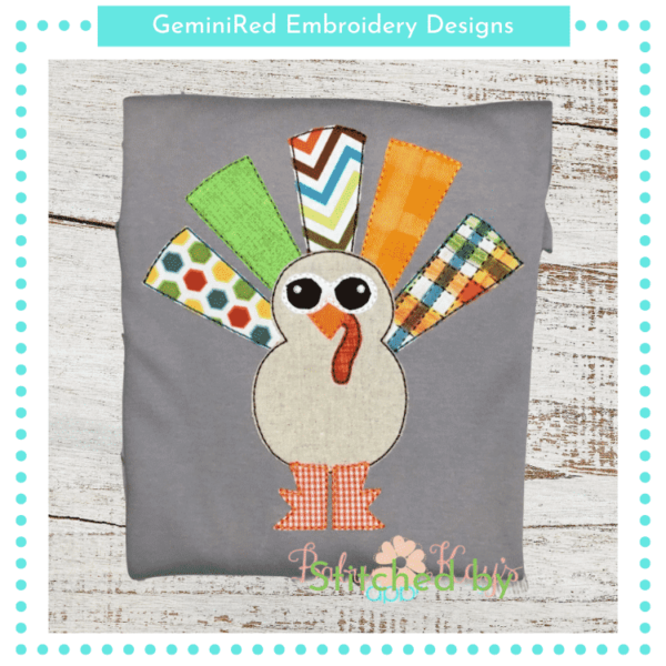 Cute Turkey Boy {Four Sizes}