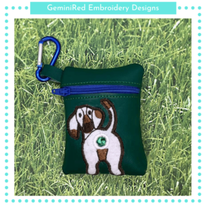 Dachshund Poo Bag {4x4}