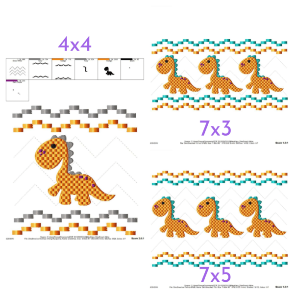 Dino Faux Smock {Three Sizes} - Image 2