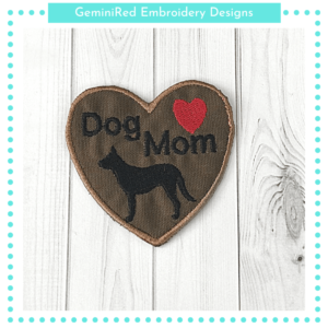 Dog Mom Patch {4x4}