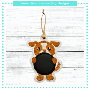 Dog Monogram Tag {4x4}