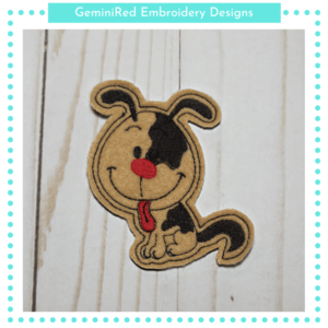 Dog Play Animal Feltie {4x4}