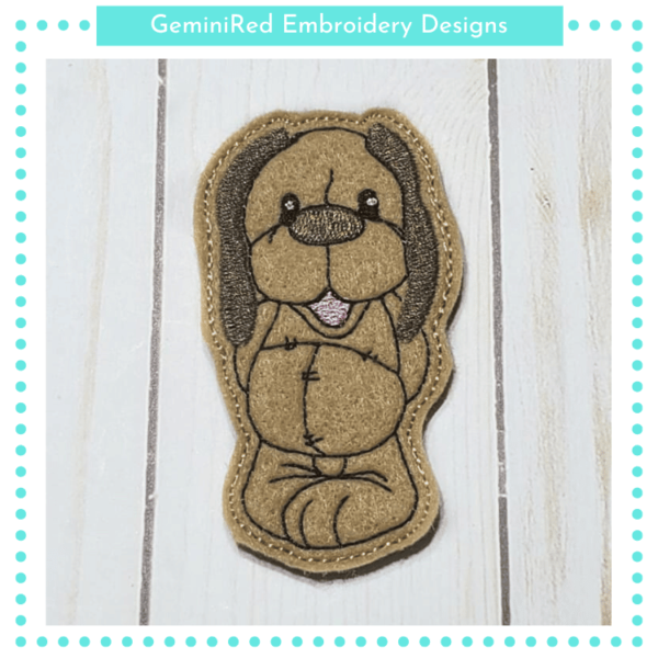 Doggie Play Animal Feltie {4x4}