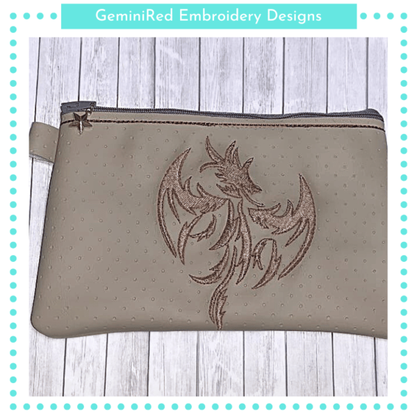 Dragon Top Zip Bag {Three Sizes}