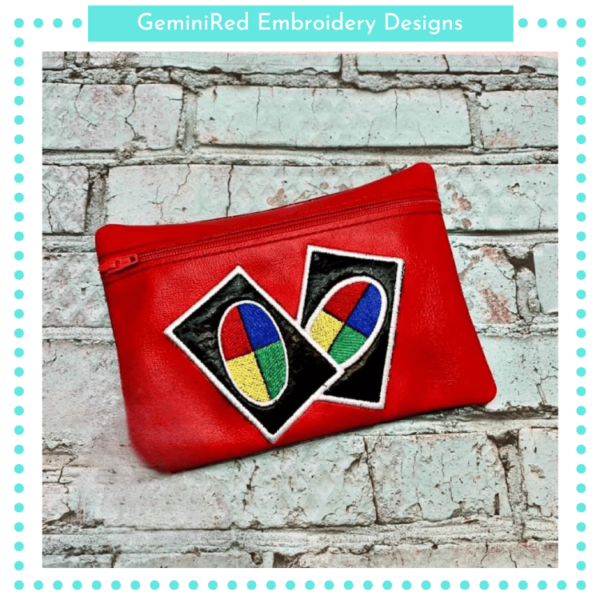 Draw One Card Game Zipper Bag {Two Designs} - Image 3