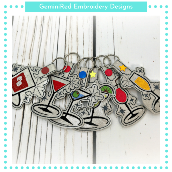 Drink Mix Key Fob Bundle {Six Designs} - Image 2