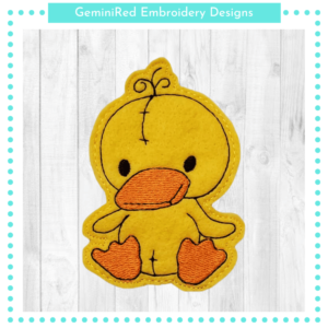Duck Play Animal Feltie {4x4}