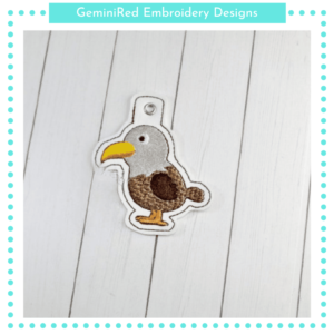 Eagle Key Fob {Eyelet & Snap}