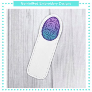 Easter Egg Appliqué Bookmark {Two Sizes}
