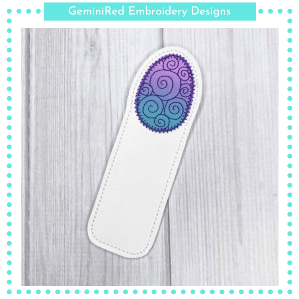 Easter Egg Appliqué Bookmark {Two Sizes}