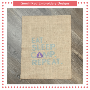 Eat Sleep Camp Repeat {Four Sizes}