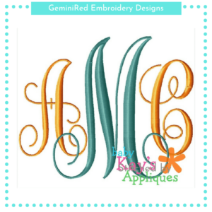 Elegant Monogram Font {Four Sizes}