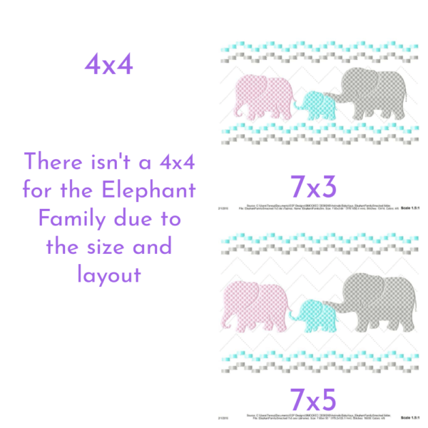 Elephant Family Faux Smock {Two Sizes} - Image 2