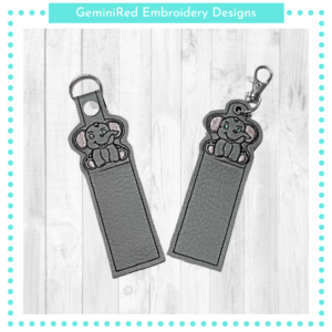 Elephant Lip Balm Holder {Eyelet & Snap}