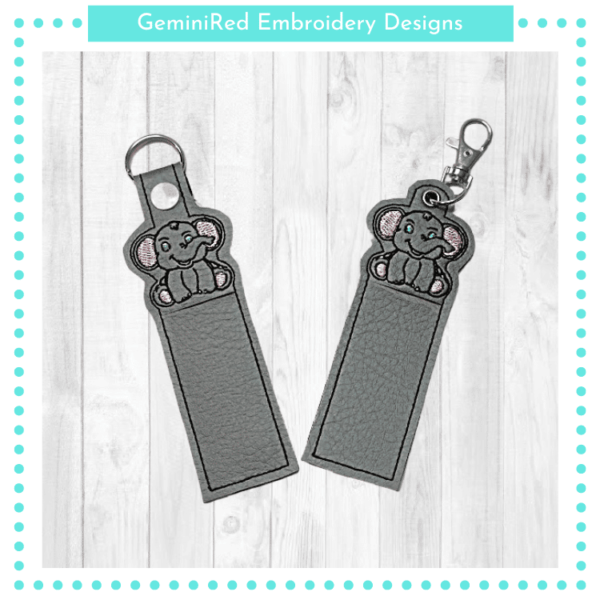 Elephant Lip Balm Holder {Eyelet & Snap}