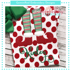 Elf Legs with Zigzag Stitching {Four Sizes}