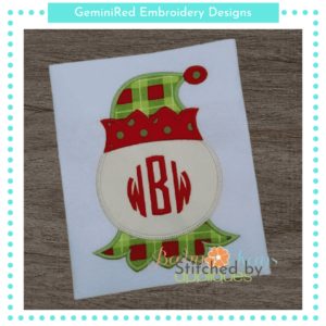 Elf Monogram Frame {Four Sizes}