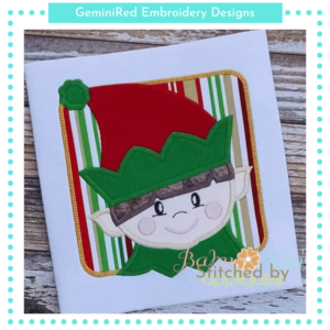 Elliot Elf Boy in Frame {Four Sizes}
