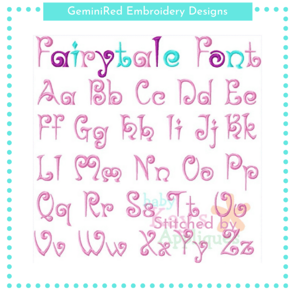 Fairytale Font {Three Sizes}