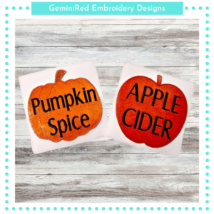 Fall Drink Coaster Set {Two Designs}