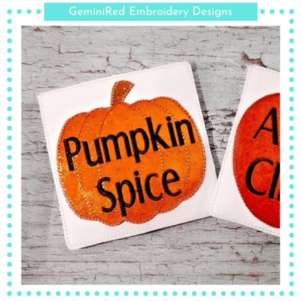 Fall Drink Coaster Set {Two Designs} - Image 3