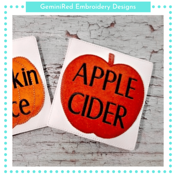 Fall Drink Coaster Set {Two Designs} - Image 2