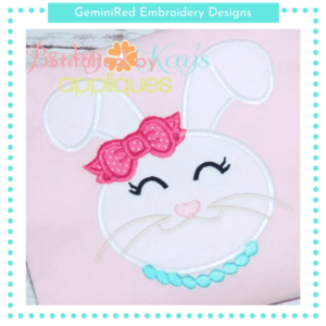 Fancy Girl Bunny {Four Sizes}